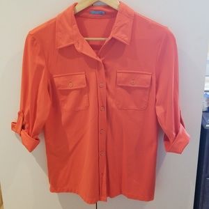 J McLaughlin Coral Catalina Cloth Top (medium)